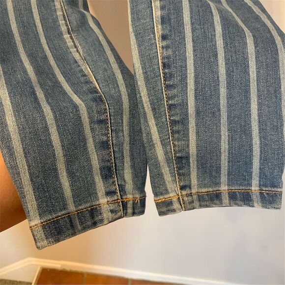 Tommy Hilfiger Women's High Rise Skinny Jeans Striped Blue Size 0 - Picture 9 of 13